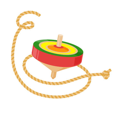 Vector illustration of Japanese New Year's accessories "Dokuraku".のイラスト素材