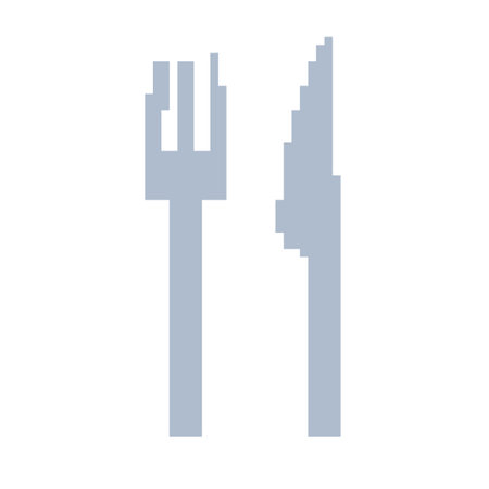 Forks and knives. Vector illustration that is easy to edit.のイラスト素材