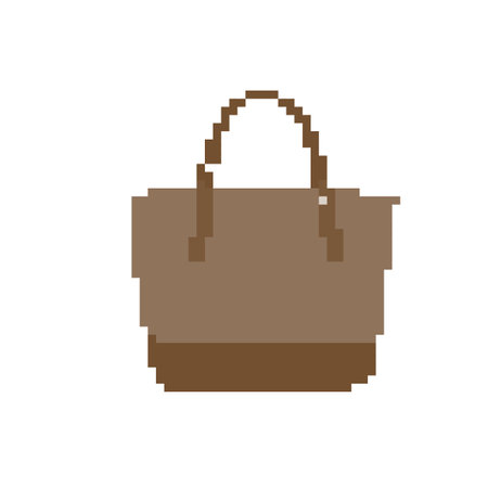 Business tote bag. It is a vector illustration that is easy to edit.のイラスト素材
