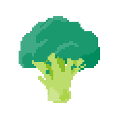 Broccoli vegetables. Vector illustration that is easy to edit.のイラスト素材