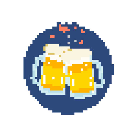 Cheers mark. Vector illustration that is easy to edit.のイラスト素材