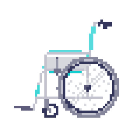 Wheelchair. Ordinary type and self-propelled. Landscape. It is a vector illustration that is easy to edit.のイラスト素材