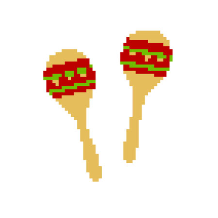 Maraca. It is a vector illustration that is easy to edit.