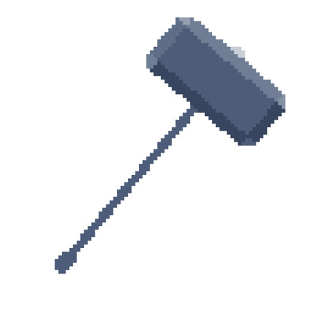 Hammer. It is a vector illustration that is easy to edit.のイラスト素材