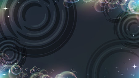 Beautiful background with ripples of water. Vector data that is easy to edit.のイラスト素材