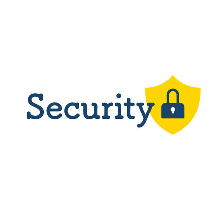 security title. Vector illustration that is easy to edit.