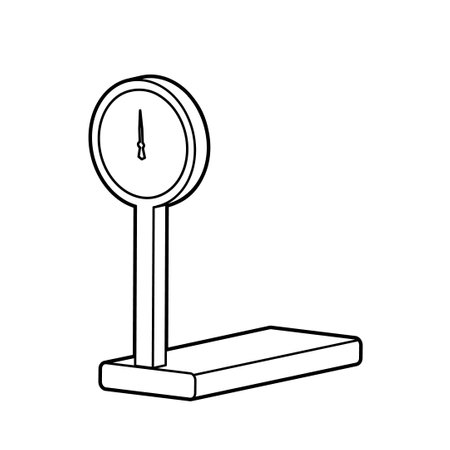 Weight scale. Vector illustration that is easy to edit.のイラスト素材