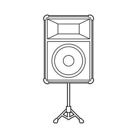 audio Speaker. Vector illustration that is easy to edit.のイラスト素材