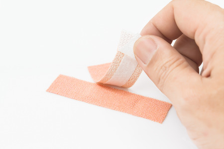 plaster aid on white 