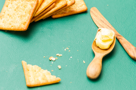 cracker and butter background
