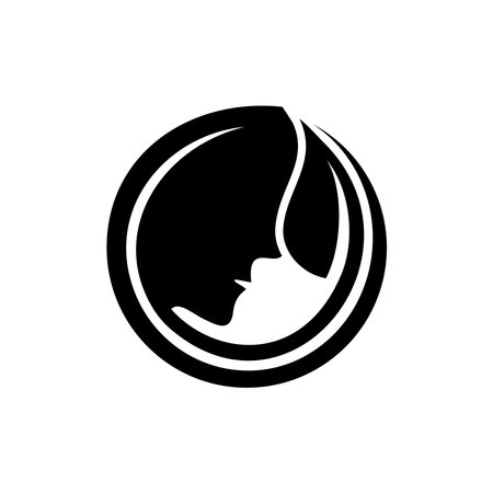 woman logo design inspirationのイラスト素材