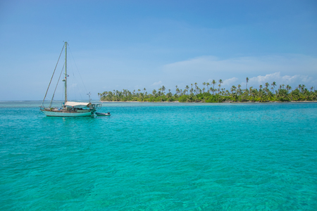 San Blas Islands in Panama.の写真素材
