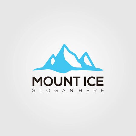 Mount Ice Logo Vectorのイラスト素材