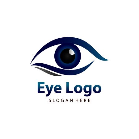 Eye logo vector. Eye Clinic / Ophthalmologists icon, symbol, illustration design templateのイラスト素材