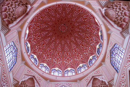 Putra Mosque inside at Malaysiaのeditorial素材