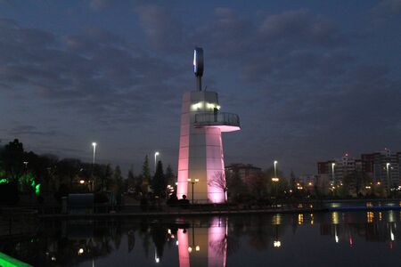 Lake towerの写真素材