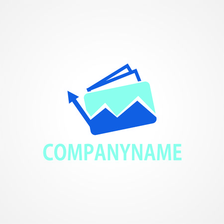 Vector symbol concept for accounting companyのイラスト素材