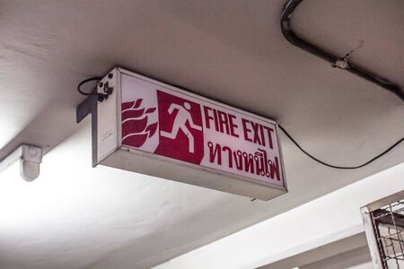 fire exitの写真素材