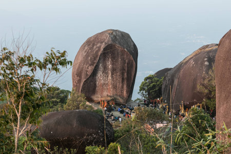 Khitchakut Mountainの写真素材