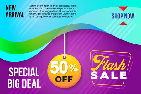 special big deal Flash sale discount offer banner template promotionのイラスト素材