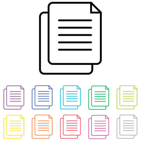 paper iconのイラスト素材
