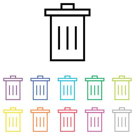 Trash can iconのイラスト素材