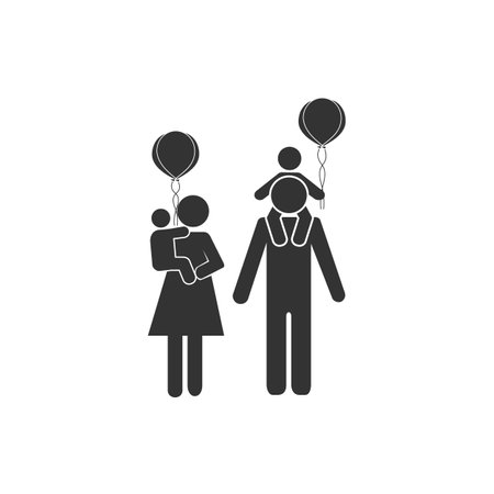 Happy familyのイラスト素材