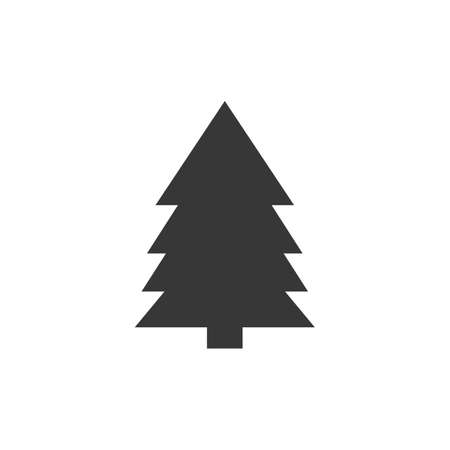 Christmass tree icon, flat design best vectorのイラスト素材