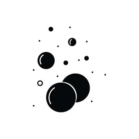 soap or champagne bubble icon imageのイラスト素材