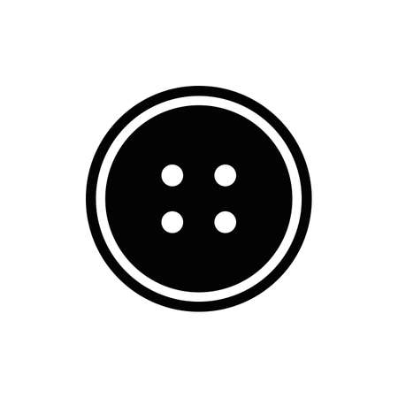 Cookie black and white iconのイラスト素材