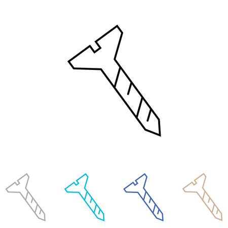 London ferris wheel iconのイラスト素材