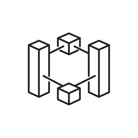 Newspaper icon in trendy flat style isolated on white background.のイラスト素材