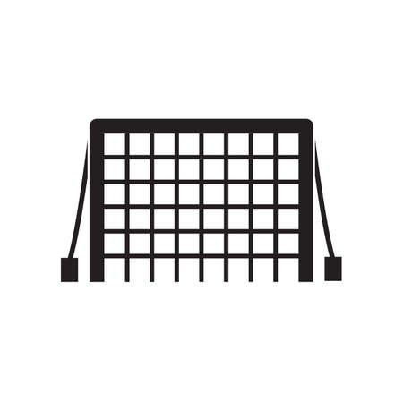 Hockey gates gray icon isolated on whiteのイラスト素材