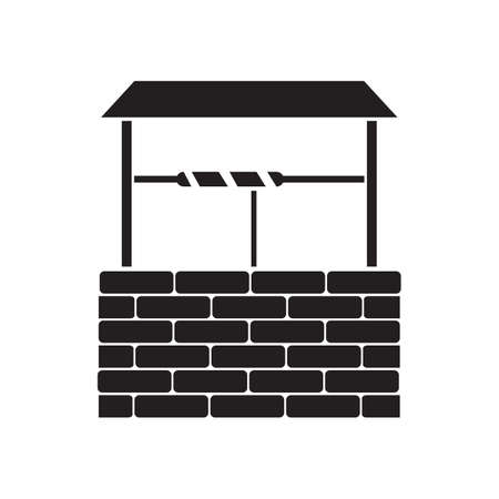 Water Well icon image. Can also be used for Villageのイラスト素材
