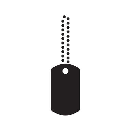dog tag iconのイラスト素材