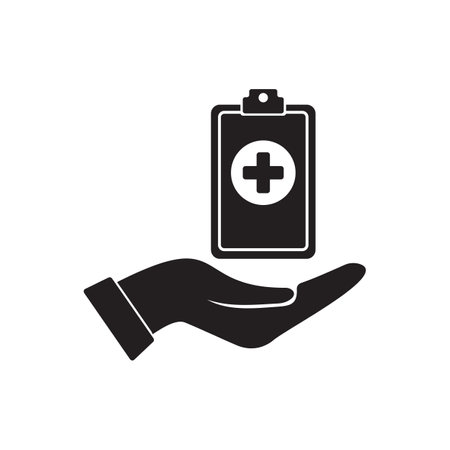 Medical services flat iconのイラスト素材