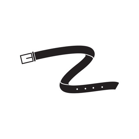 Belt flat icon. Accessory flat iconのイラスト素材