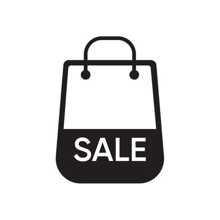 shopping bag iconのイラスト素材