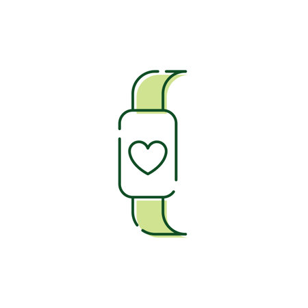 Fitness tracker icon.Healthy Lifestyle Iconsのイラスト素材