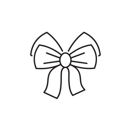 Christmas toys line icons. Happy New Year illustrationのイラスト素材