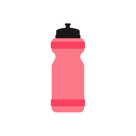 Sports bottle hydro flask water. Sport water bottle vector illustration colorfulのイラスト素材