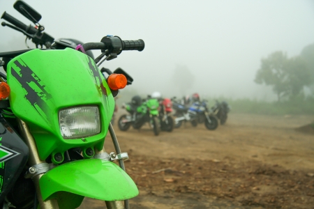 Mini motorcross for funnyの写真素材