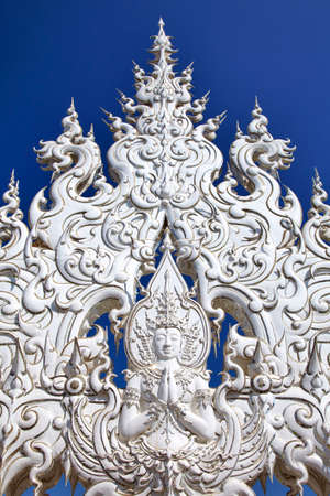 asian art in blue skyの写真素材