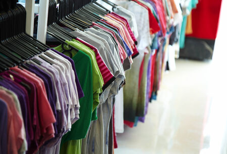 casual shirt shop in thailandの写真素材