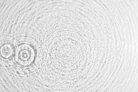 texture of splashing clean water on gray backgroundの写真素材