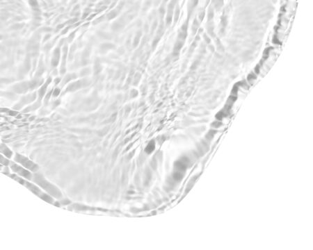 texture of splashing clean water isolated on white backgroundの写真素材