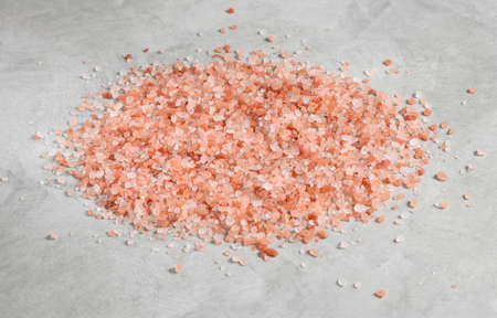 A pile of Himalayan pink salt at loft kitchen