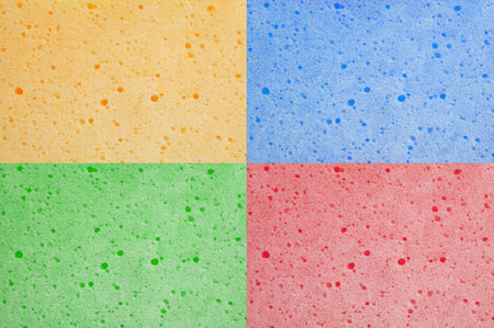 Texture from pastel sponge, Background from new spongeの写真素材