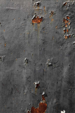 Grunge metallic steel wall from old factory, Background from rustic wall