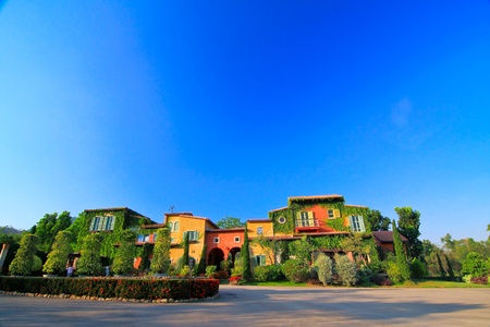 Beautiful House Italian style  at Khaoyai, Thailand.のeditorial素材